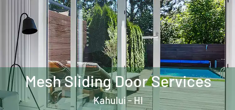Mesh Sliding Door Services Kahului - HI